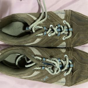 Ryka Rocker Walking Suede Leather Mesh Comfortable